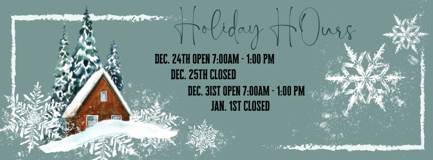 Holiday Hours