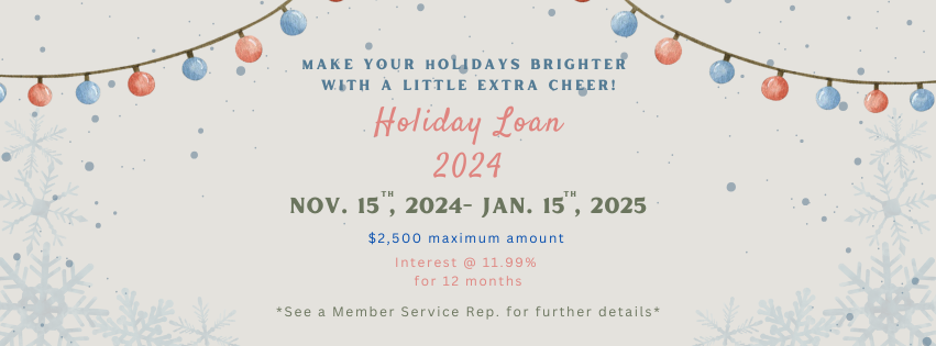 Holiday Loan Special